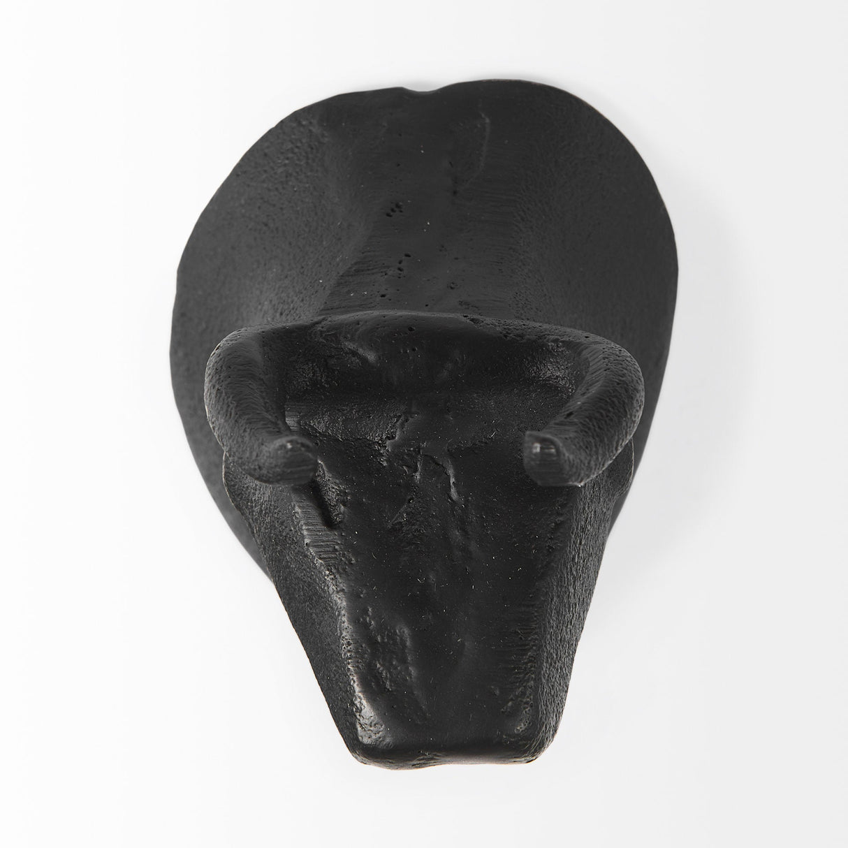 Taurus IV (Set of 2) Black Cast Aluminum Bull Wall Decor by Mercana at Eve Furniture