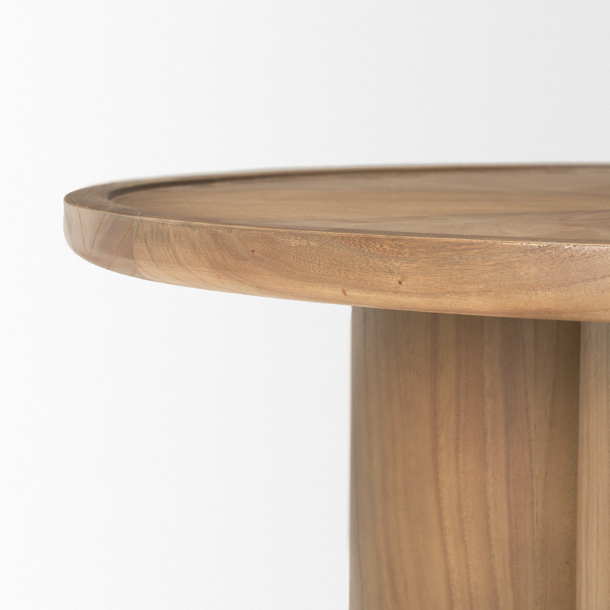Tavi Medium Brown Round Coffee Table by Mercana at Eve Furniture