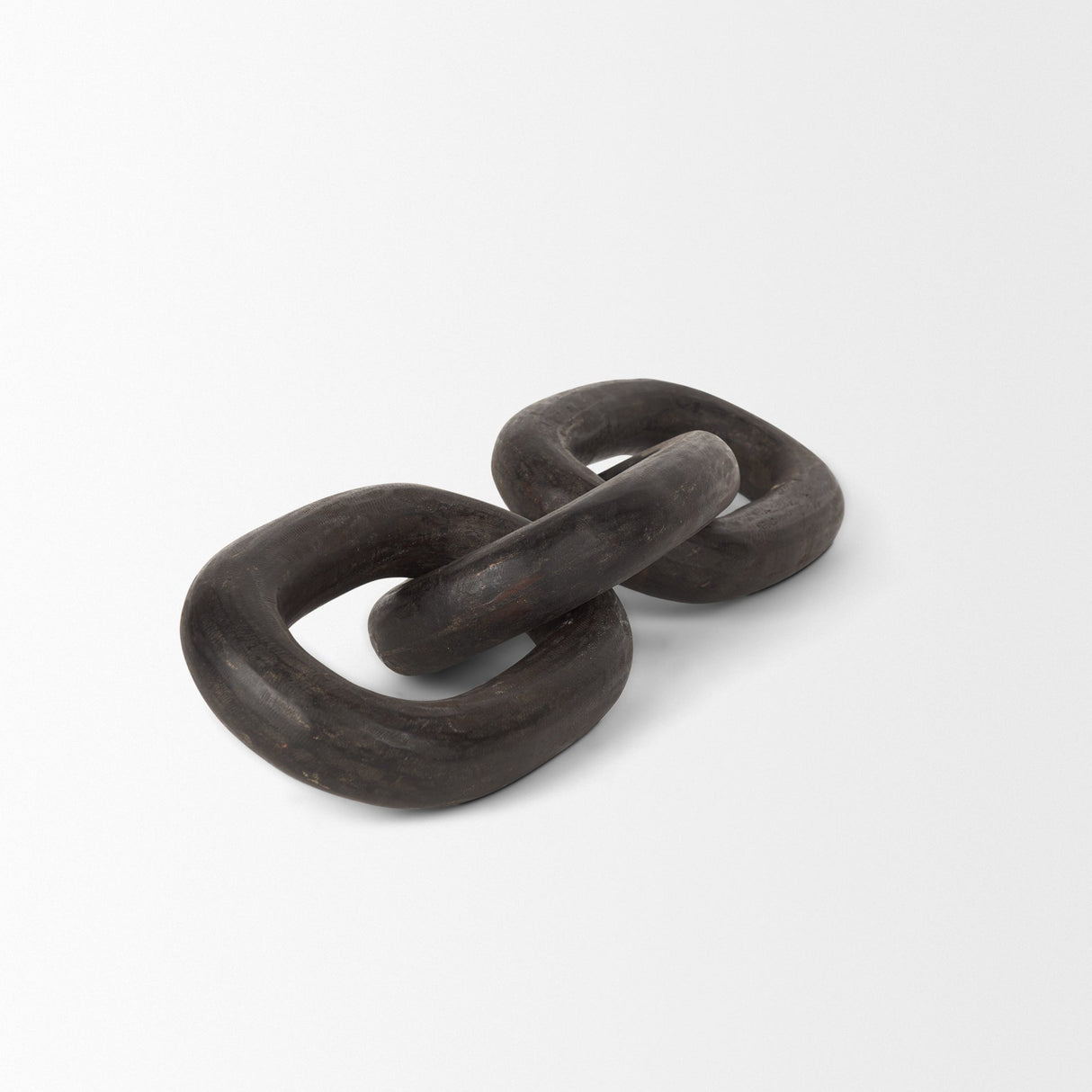 Tayla Large Black-Brown Wood Chain Link by Mercana at Eve Furniture