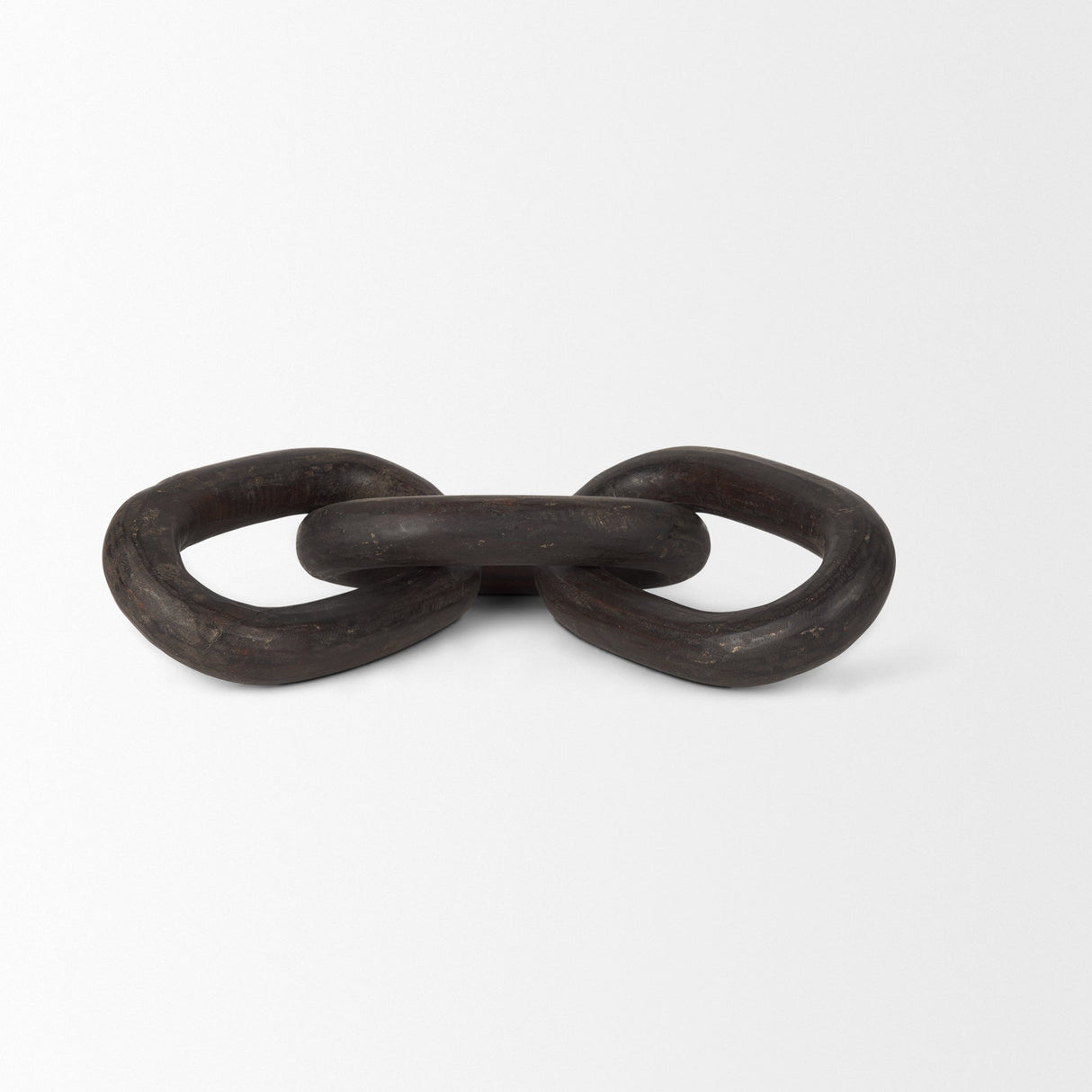 Tayla Large Black-Brown Wood Chain Link by Mercana at Eve Furniture