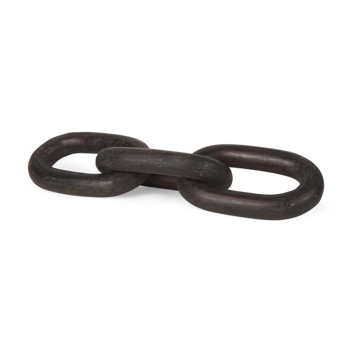 Tayla Large Black-Brown Wood Chain Link by Mercana at Eve Furniture