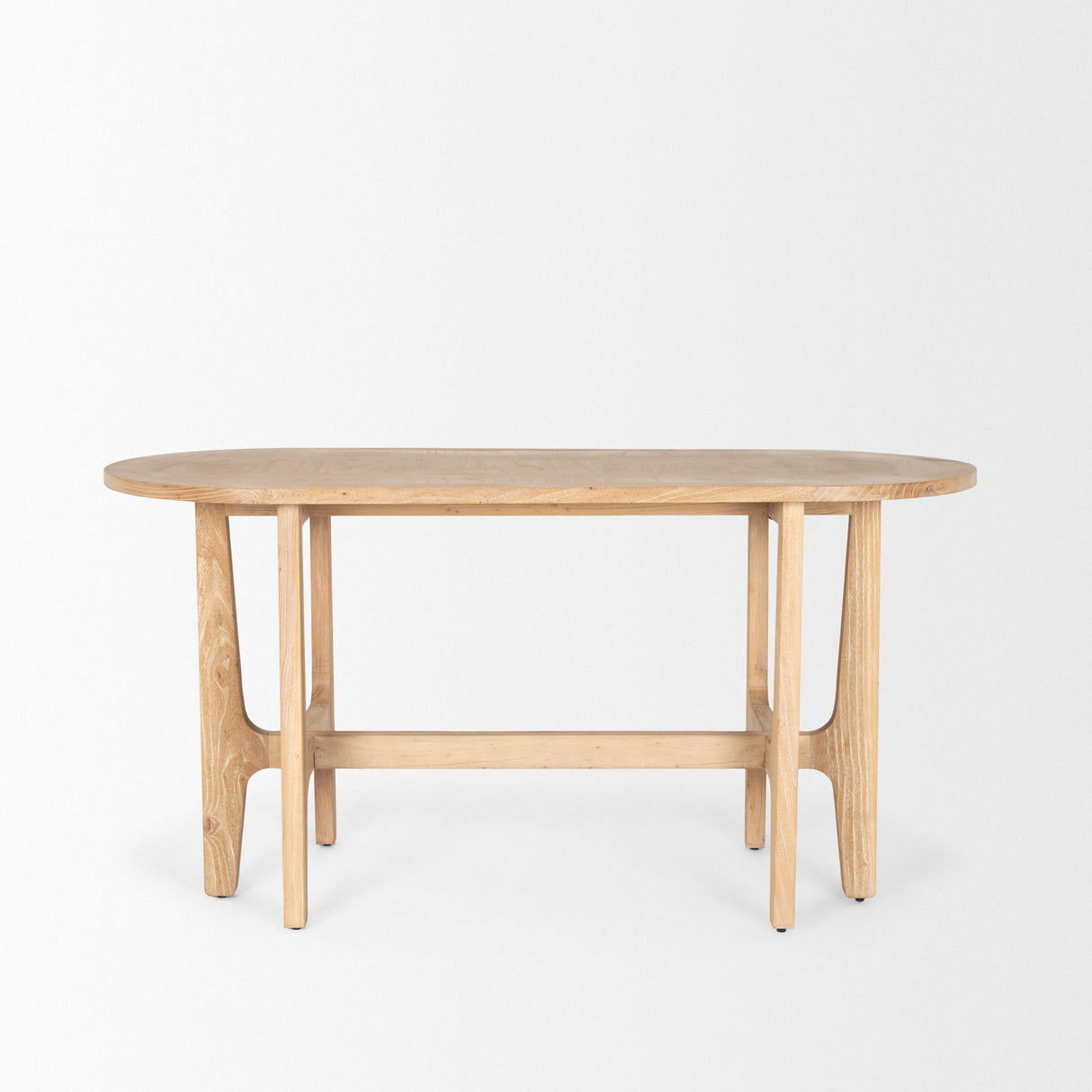 Taylin Light Brown Solid Wood Desk by Mercana at Eve Furniture