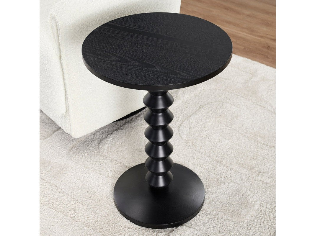Taylor Black Accent Table by Crestview at Eve Furniture
