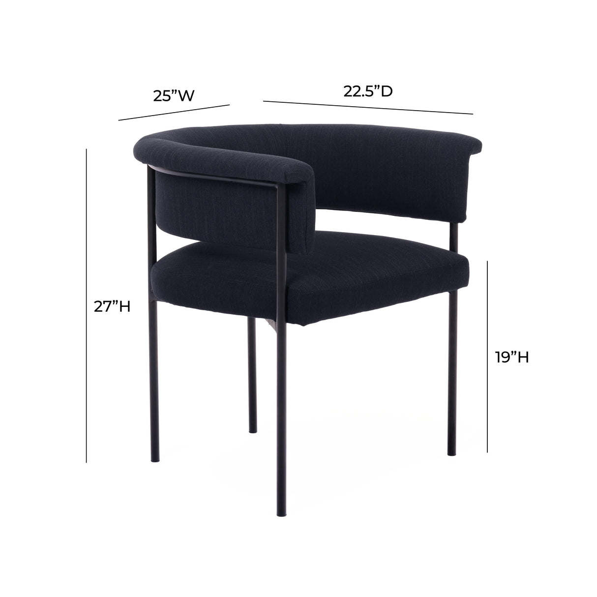 Taylor Performance Linen Dining Chair by TOV Furniture at Eve Furniture