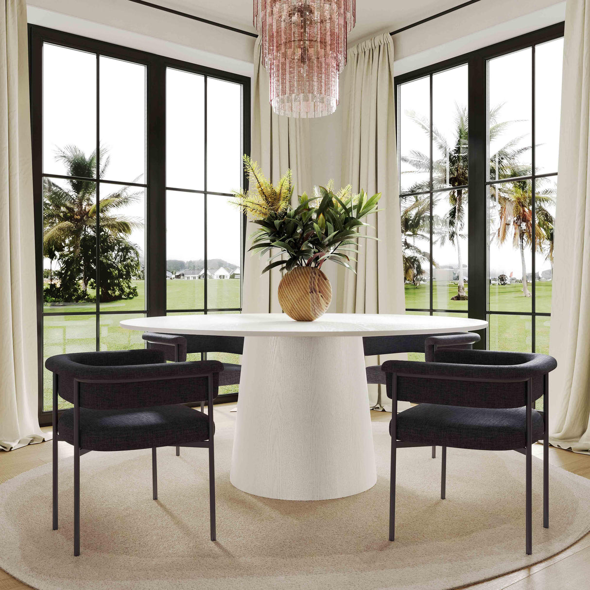 Taylor Performance Linen Dining Chair by TOV Furniture at Eve Furniture