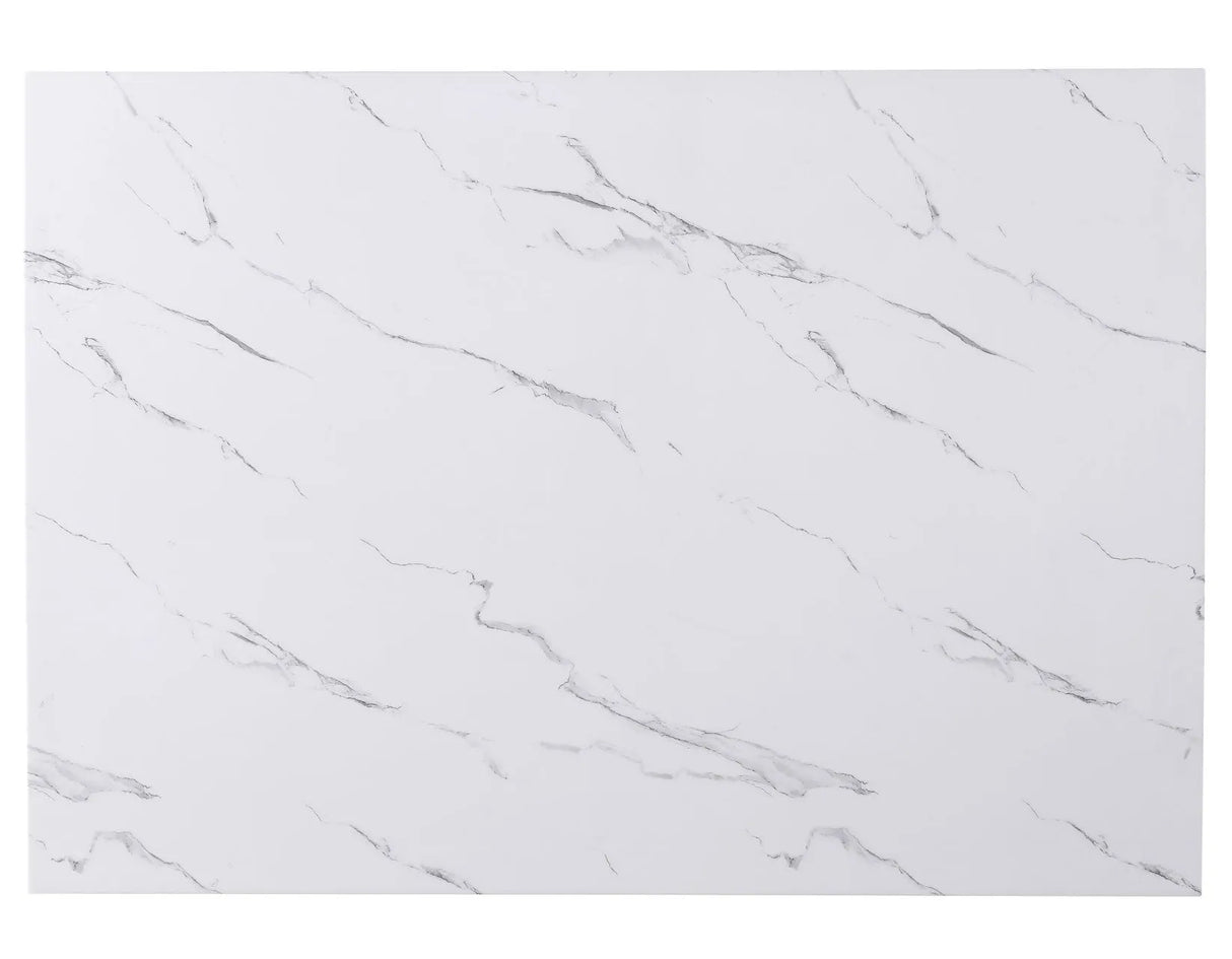 Taylor Tan Faux-Marble Counter Height Dining Set by Steve Silver at Eve Furniture