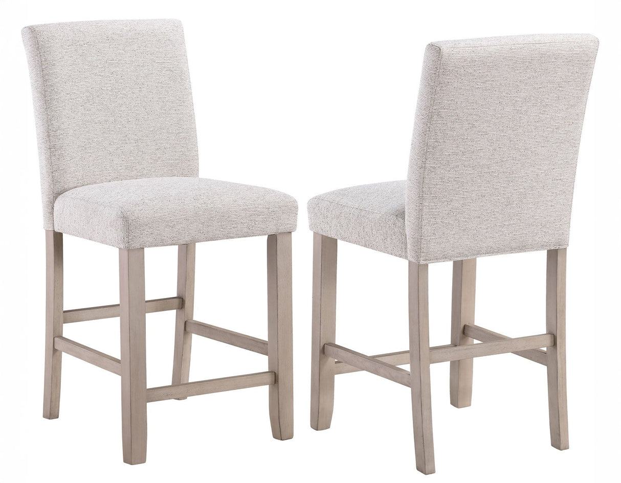 Taylor Tan/Gray 24″ Counter Height Chair by Steve Silver at Eve Furniture