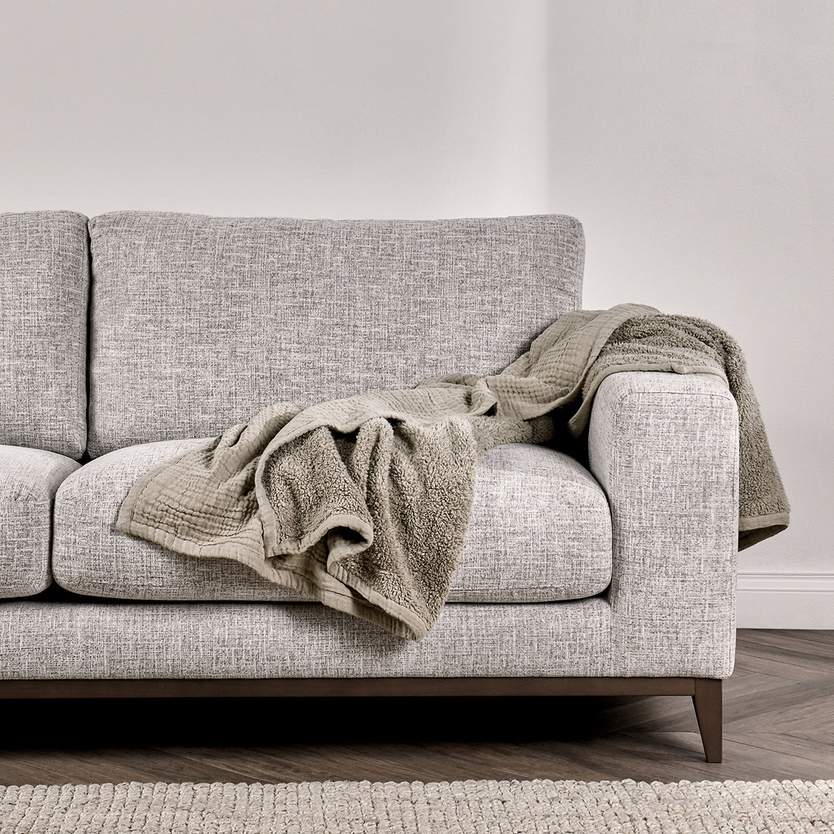 TC Cardiff Natural 50x70 Throw by Classic Home at Eve Furniture