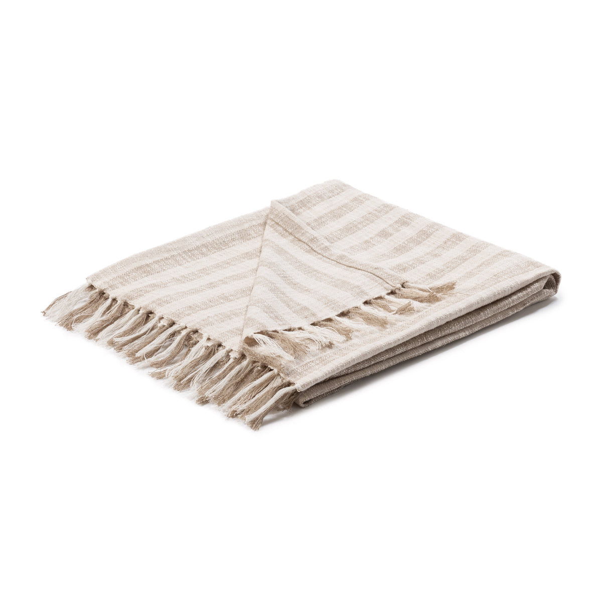 TC Linna Ivory/Natural Throw 50x70 by Classic Home at Eve Furniture