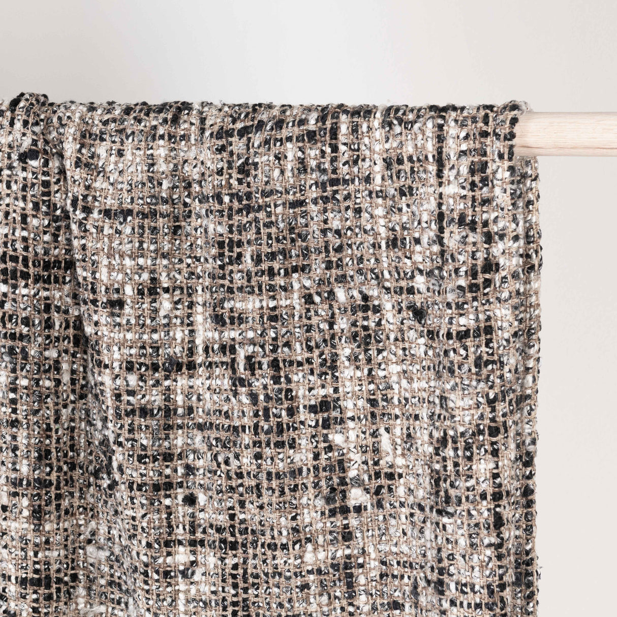 TC Porter Black/Ivory 50x70 Throw by Classic Home at Eve Furniture