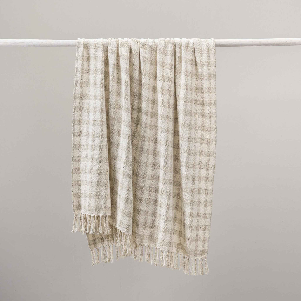 TC Sari Natural/Ivory Throw 50x70 by Classic Home at Eve Furniture