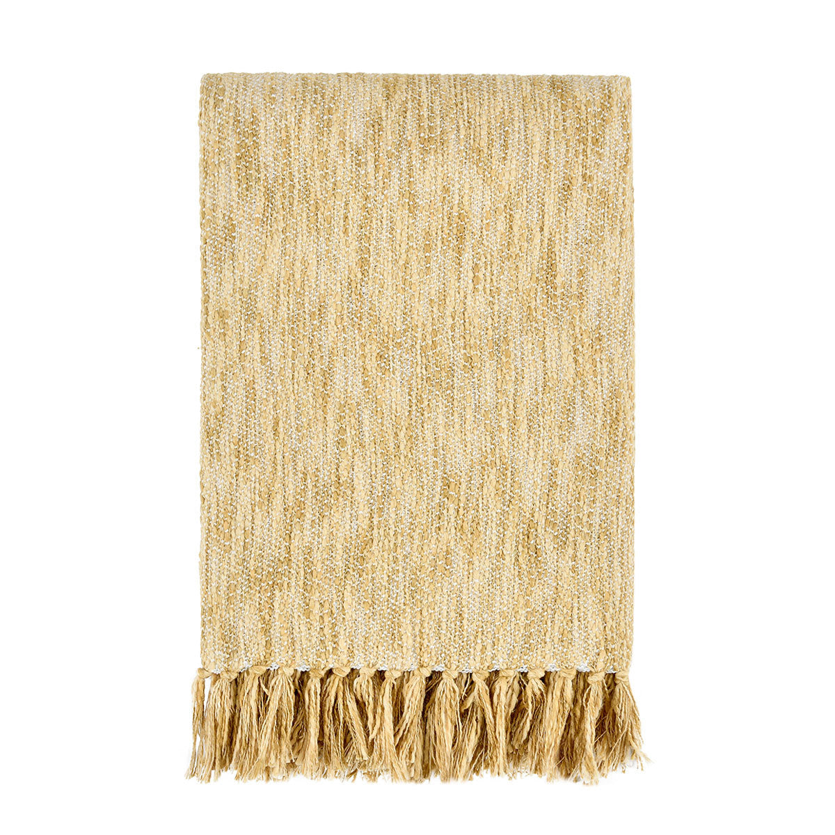 TC Sharma Yellow Throw 50x70 by Classic Home at Eve Furniture