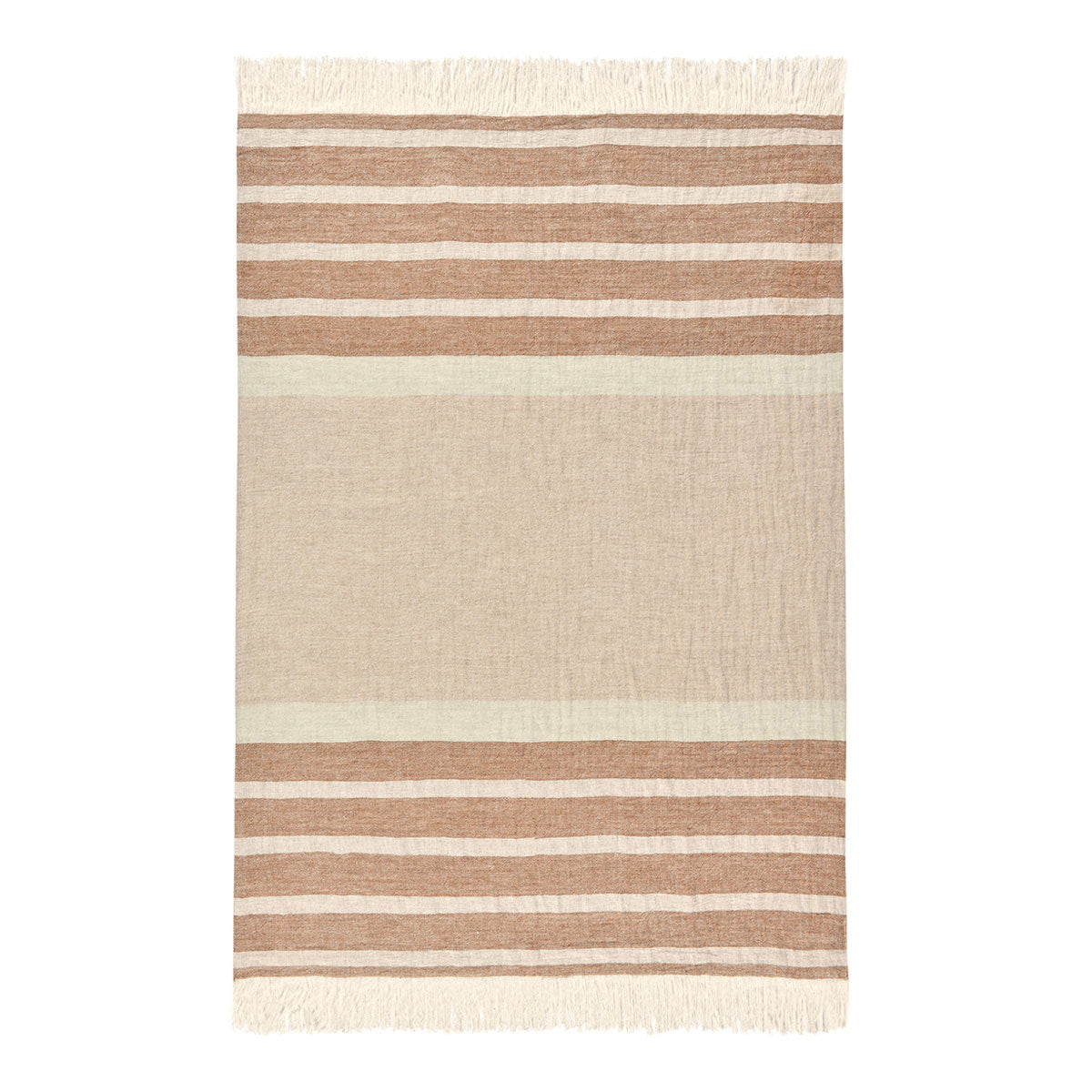 TC Sherry Hazel/Natural Throw 50x70 by Classic Home at Eve Furniture