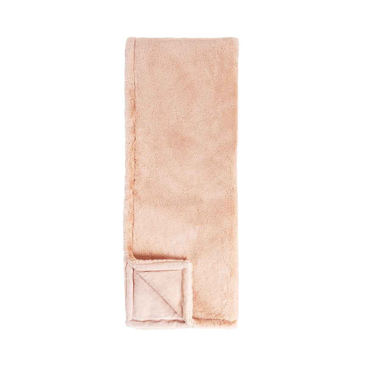 TC Taiga Faux Peach Fur Throw 50x70 by Classic Home at Eve Furniture