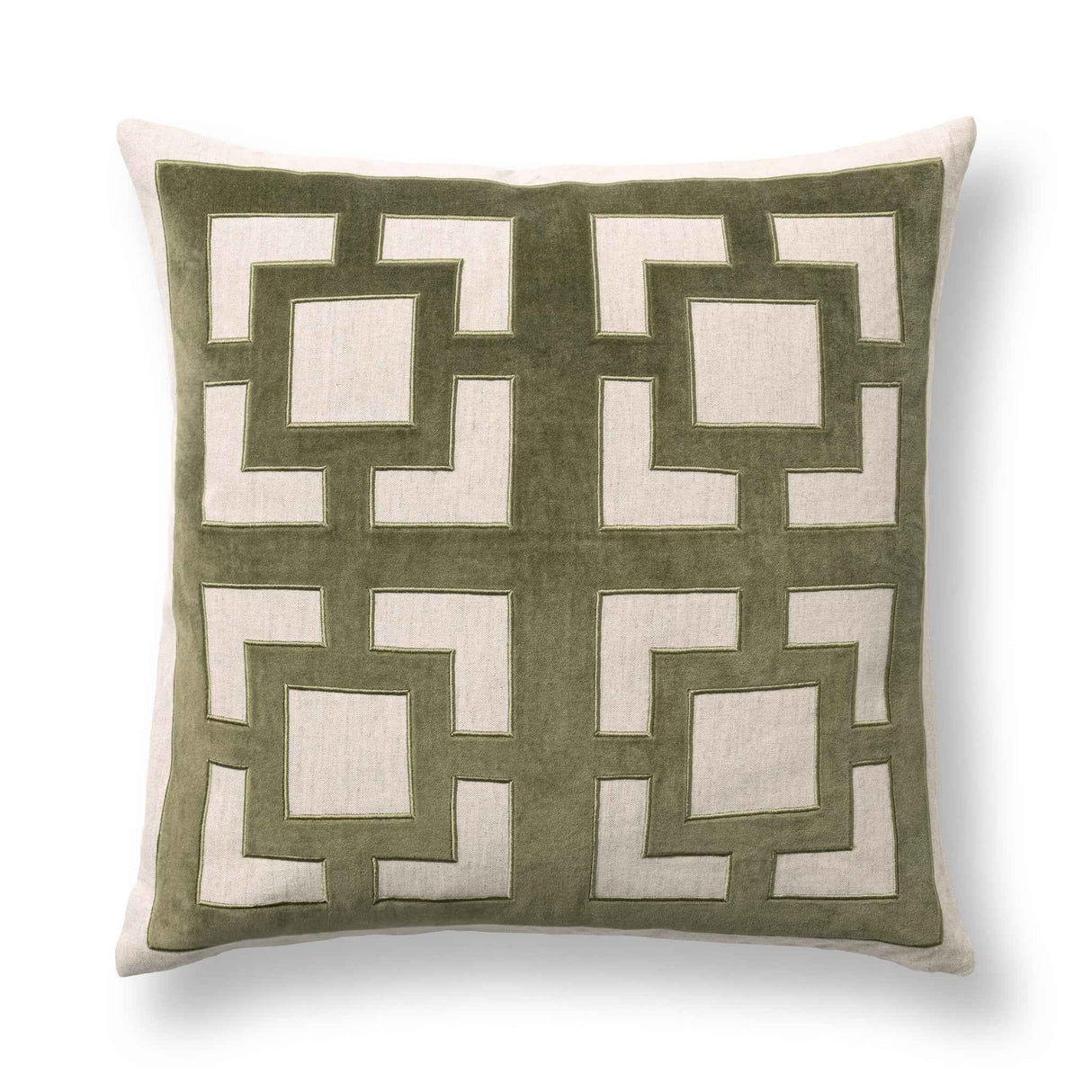 TD Corbin Olive Green 22x22 Throw Pillow (Set of 2) by Classic Home at Eve Furniture