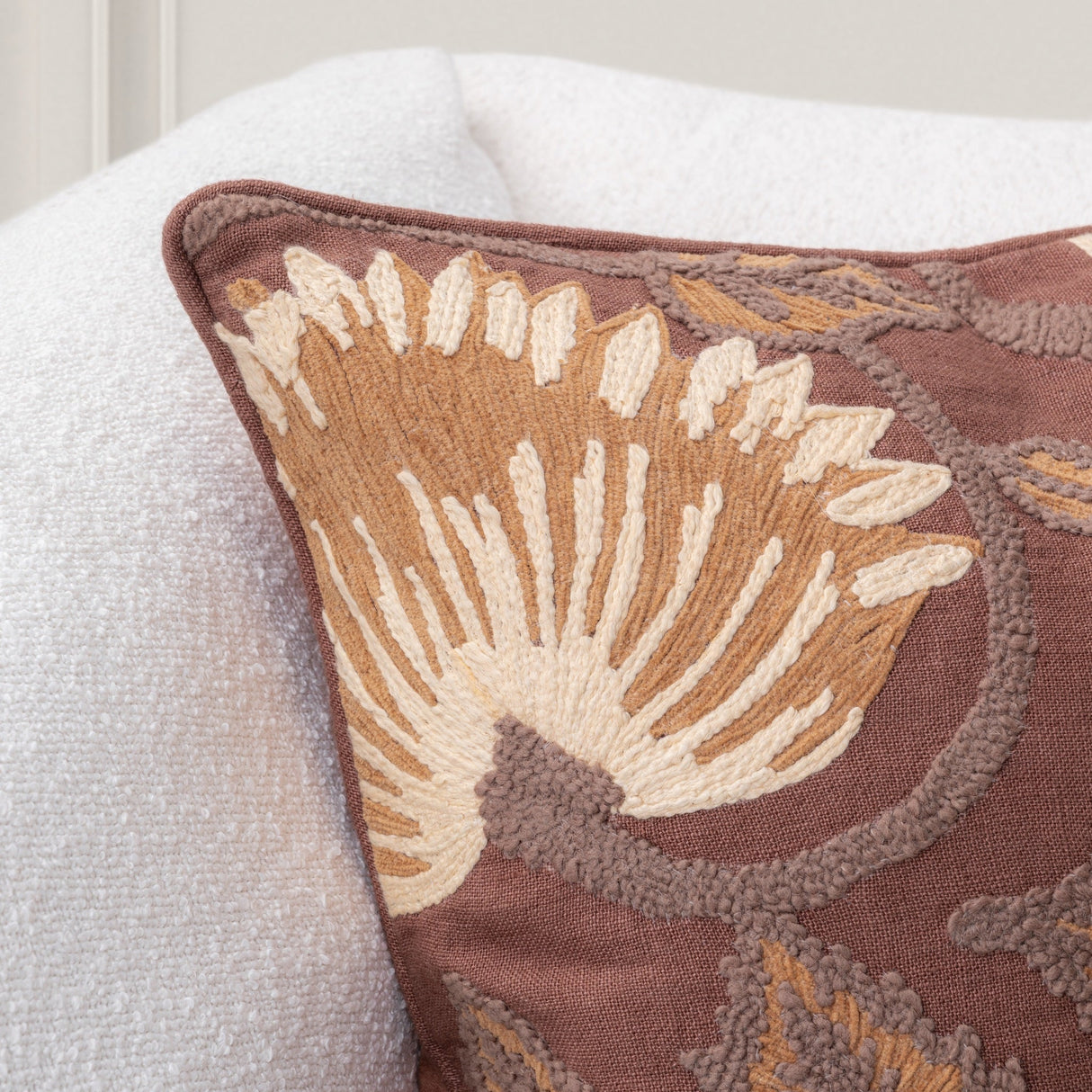 TD Folly Mahogany Multi 22x22 Throw Pillow (Set of 2) by Classic Home at Eve Furniture