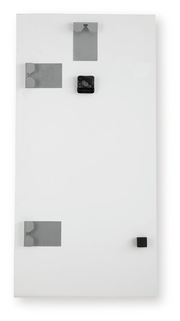 Teague Brown/Gray/Ivory Wall Clock by ASHLEY FURNITURE at Eve Furniture