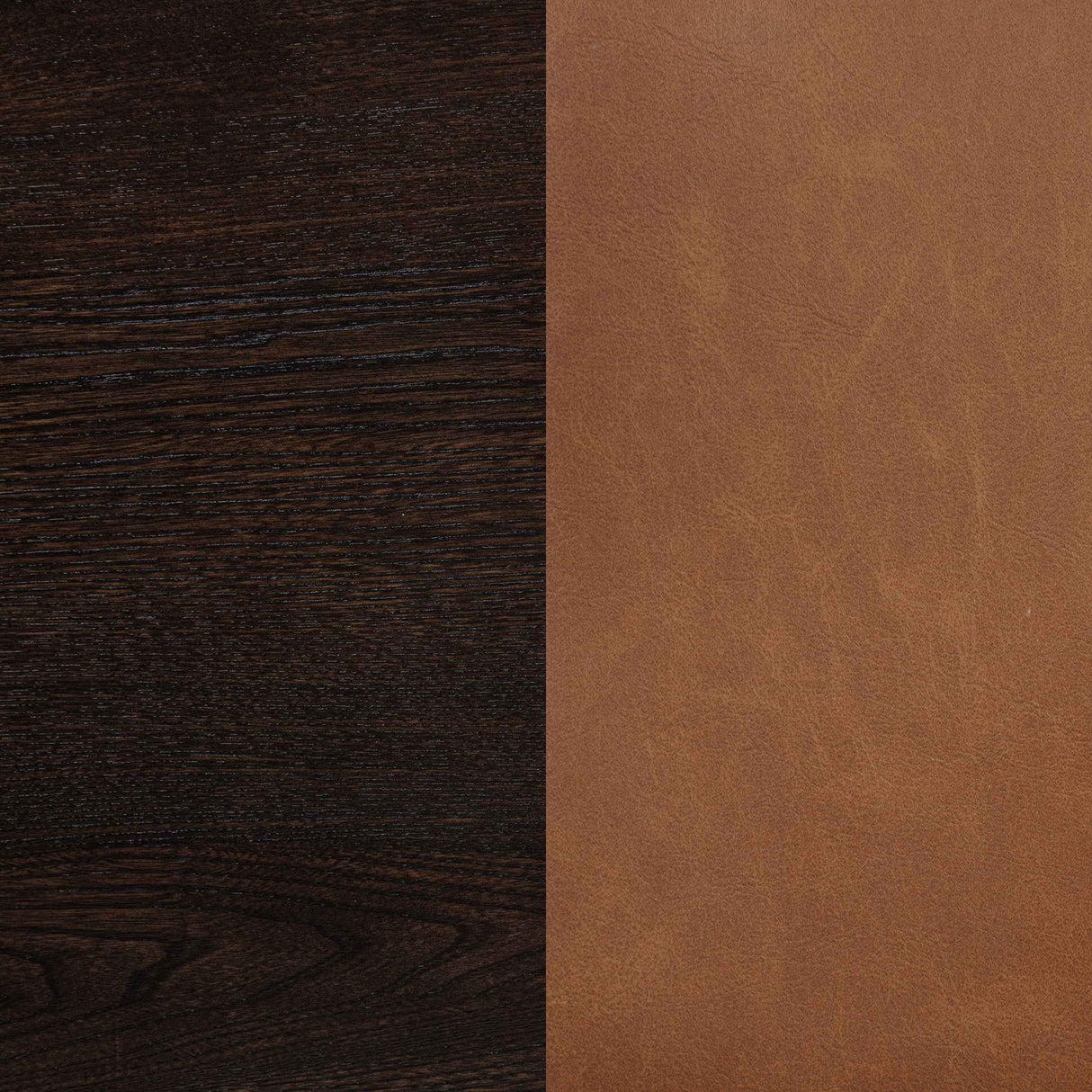 Tegan Cognac Faux Leather Upholstered Dining Side Chair (Set of 2) by Coaster at Eve Furniture
