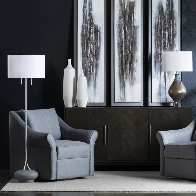 Tegan White Vase by Crestview at Eve Furniture