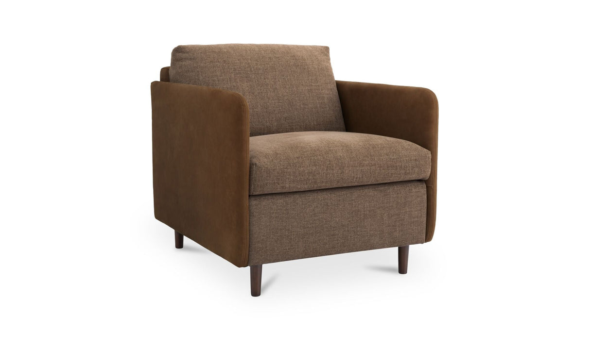 Teller Accent Chair Brown by Moe's Home at Eve Furniture