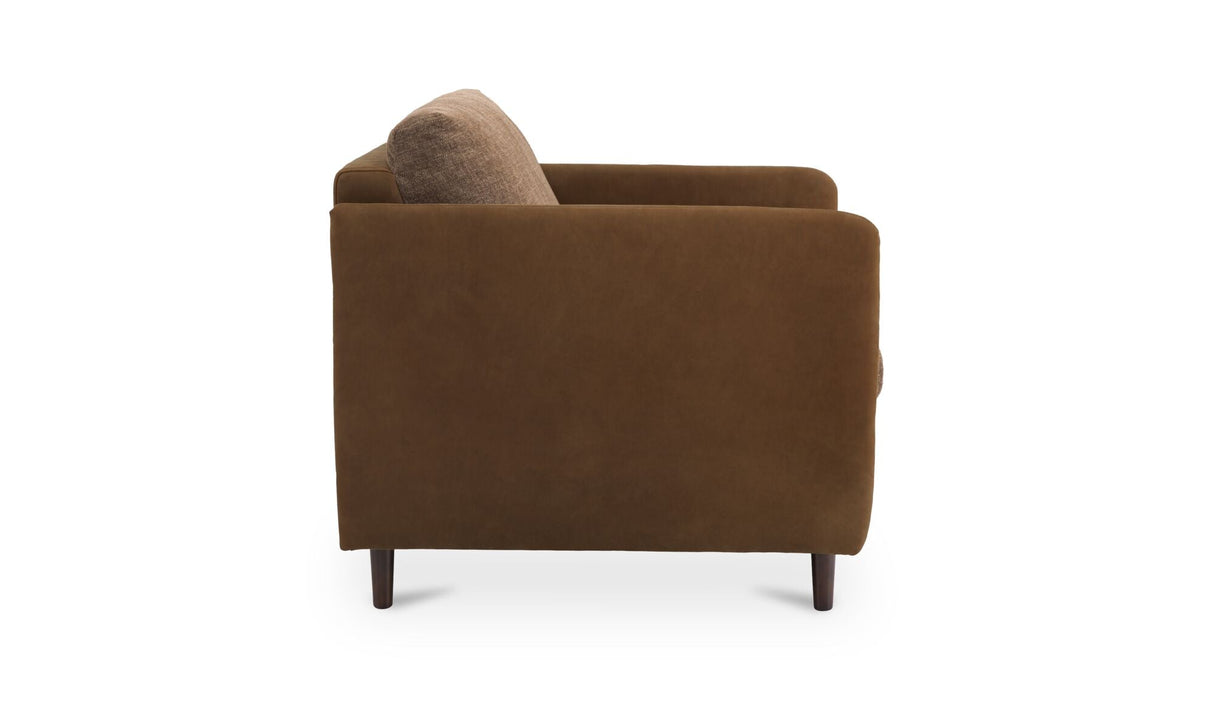 Teller Accent Chair Brown by Moe's Home at Eve Furniture
