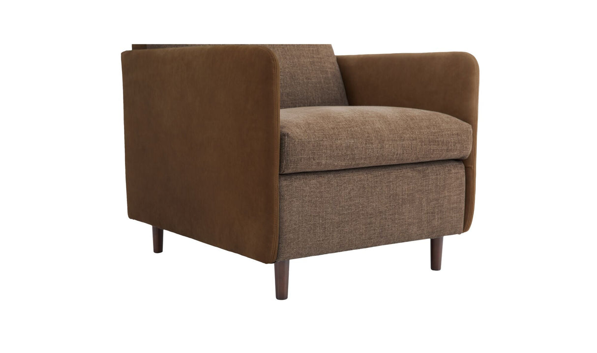 Teller Accent Chair Brown by Moe's Home at Eve Furniture