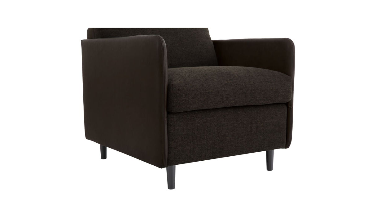 Teller Accent Chair Warm Black by Moe's Home at Eve Furniture