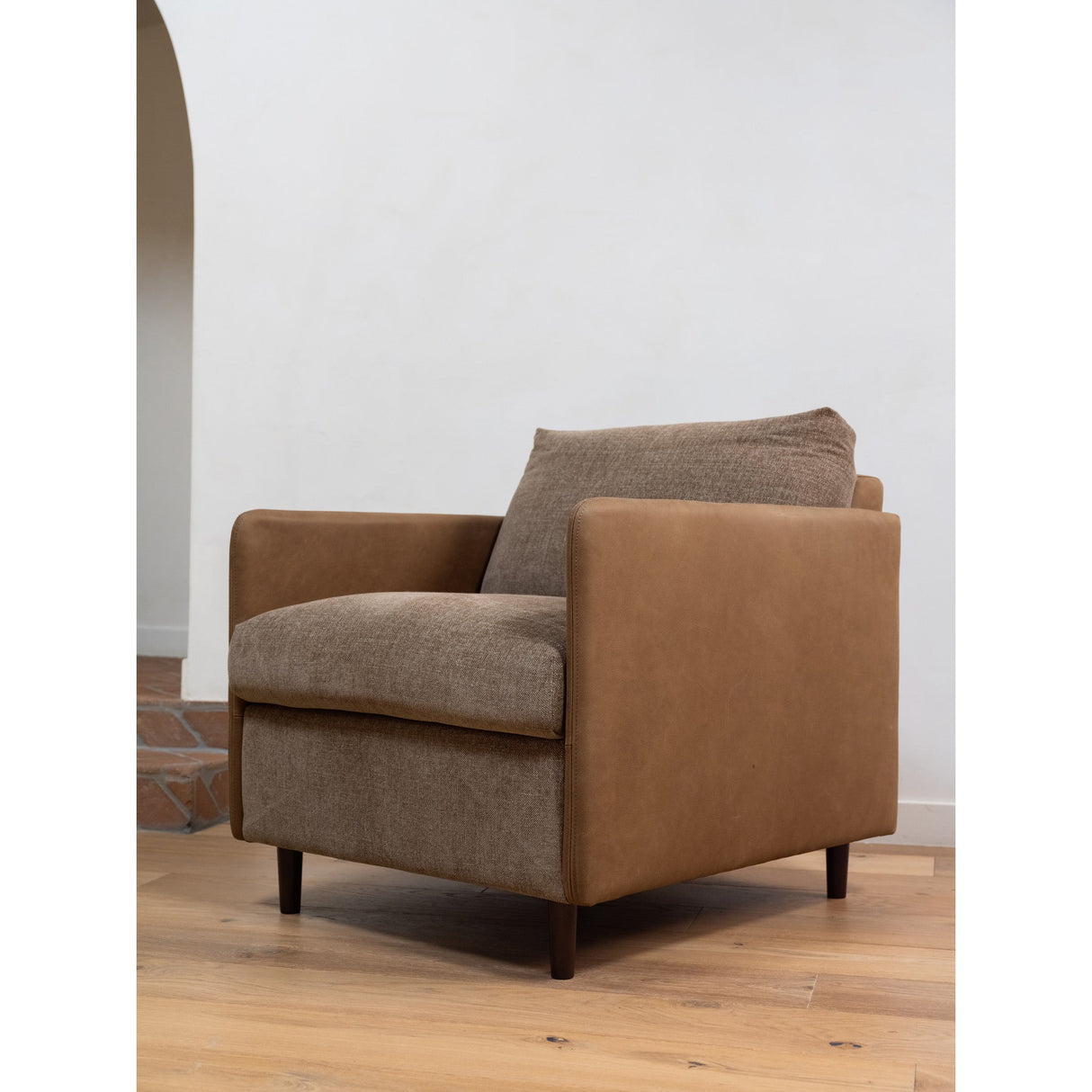 Teller Brown Accent Chair by Moe's Home at Eve Furniture