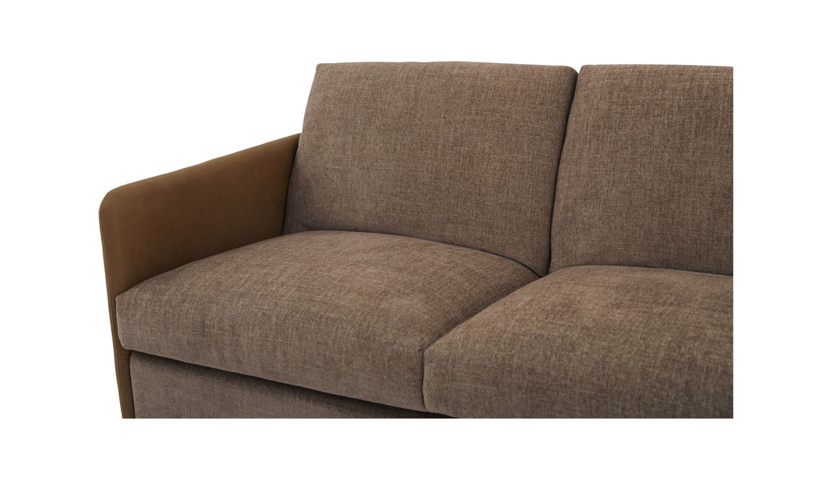 Teller Sofa Brown by Moe's Home at Eve Furniture