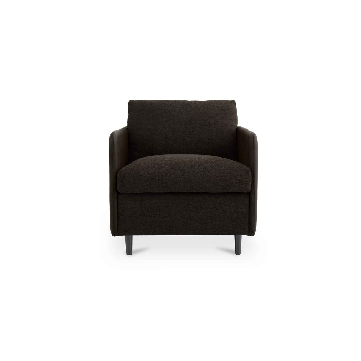 Teller Warm Black Accent Chair by Moe's Home at Eve Furniture