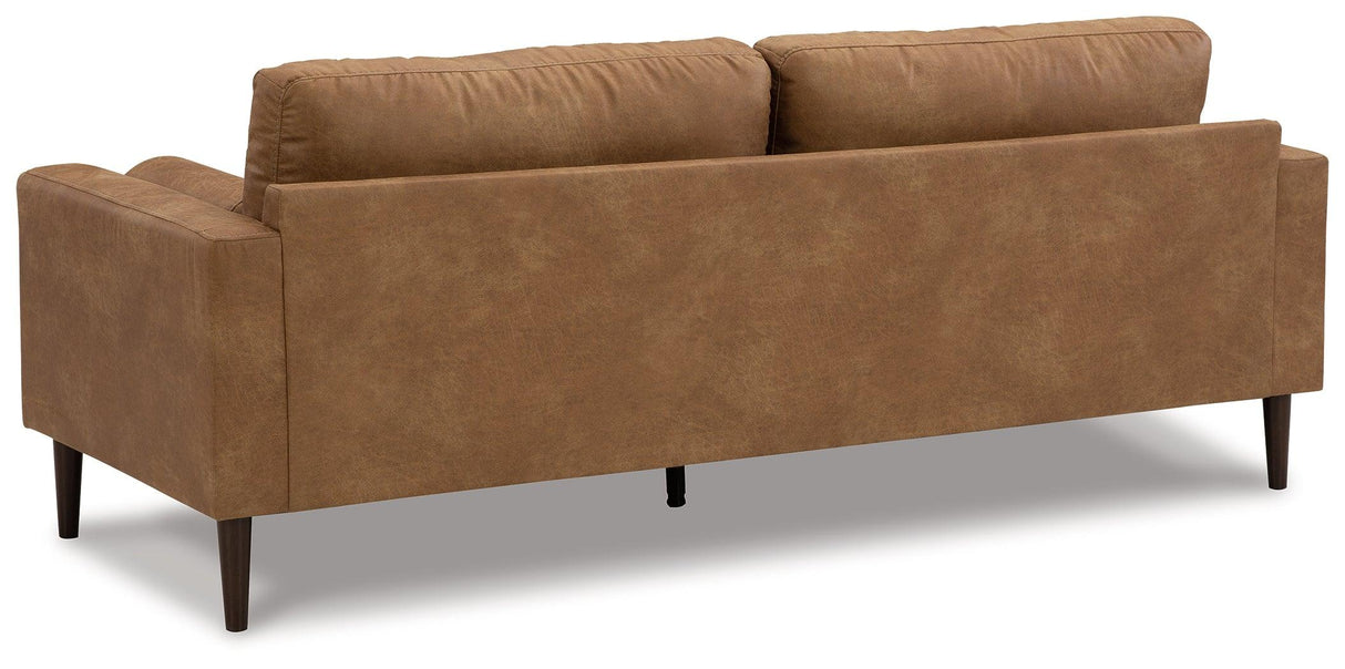 Telora Caramel Sofa by Ashley at Eve Furniture