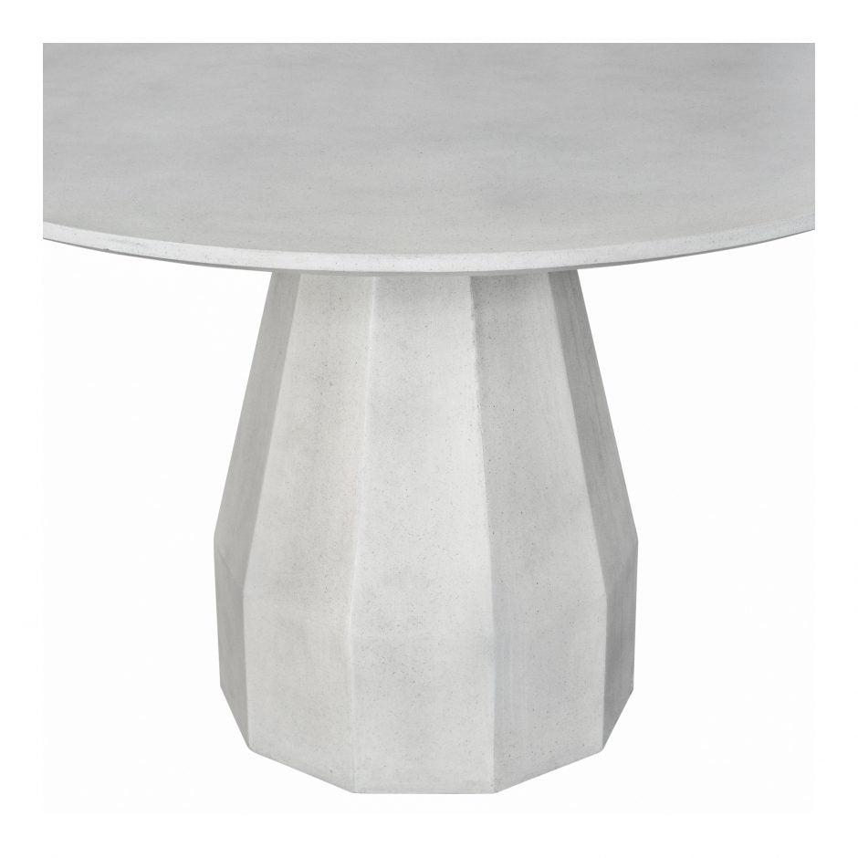 Templo Outdoor Dining Table Antique White by Moe's Home at Eve Furniture