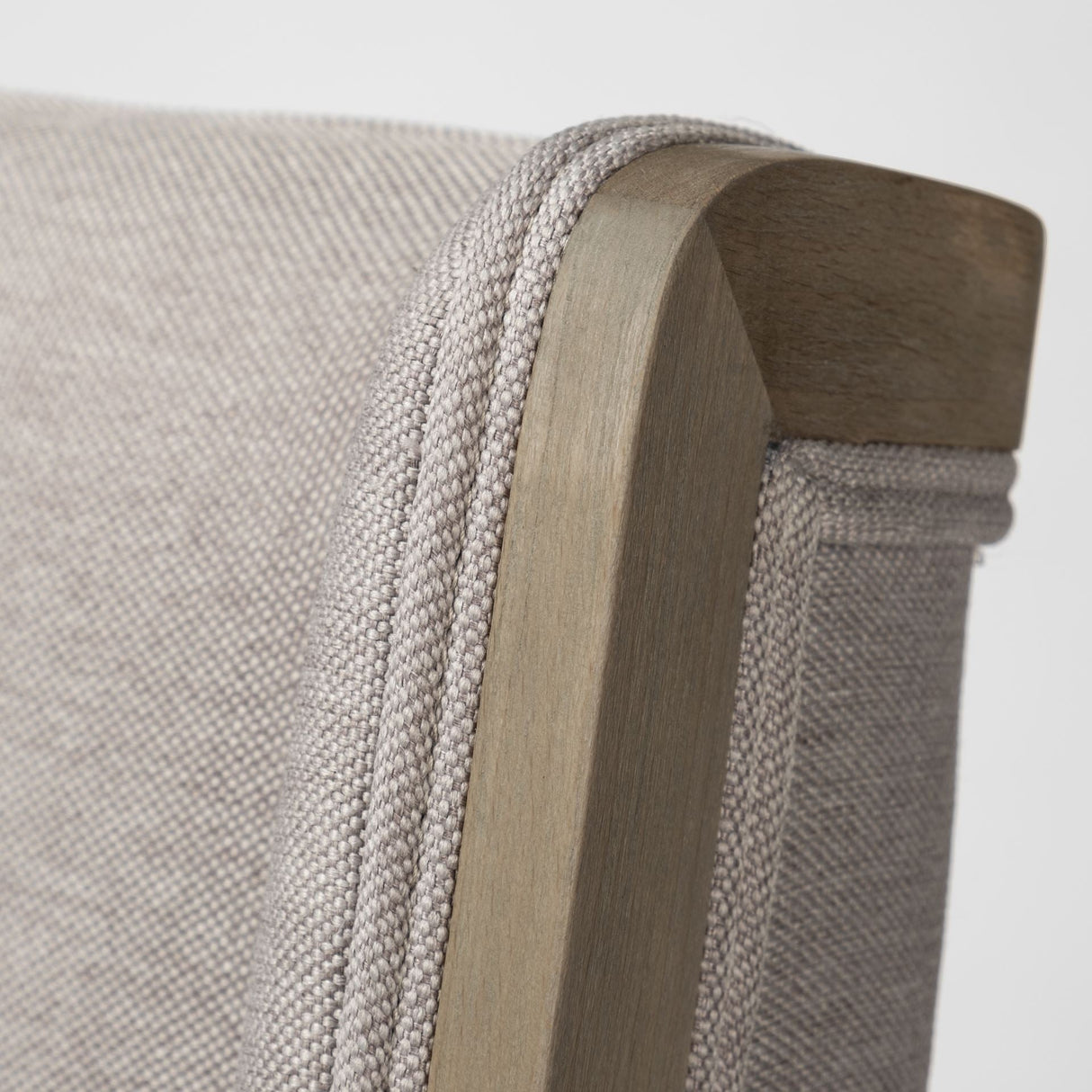 Tenton II Grey Fabric Seat Brown Wood Frame Dining Chair, Set of 2 by Mercana at Eve Furniture