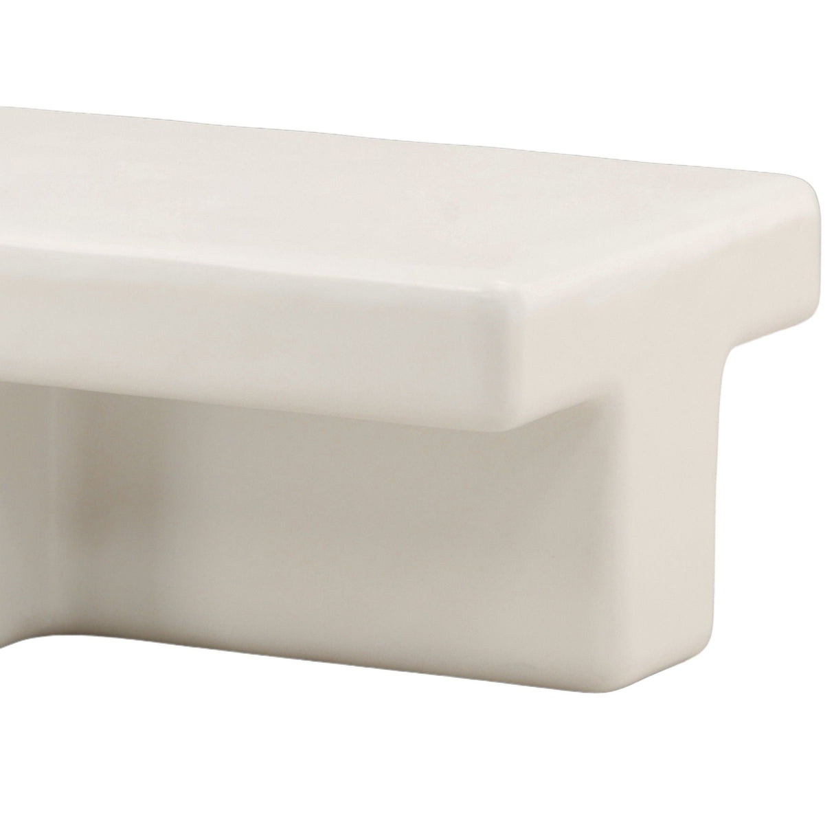 Teo Outdoor Coffee Table, White by Dovetail at Eve Furniture