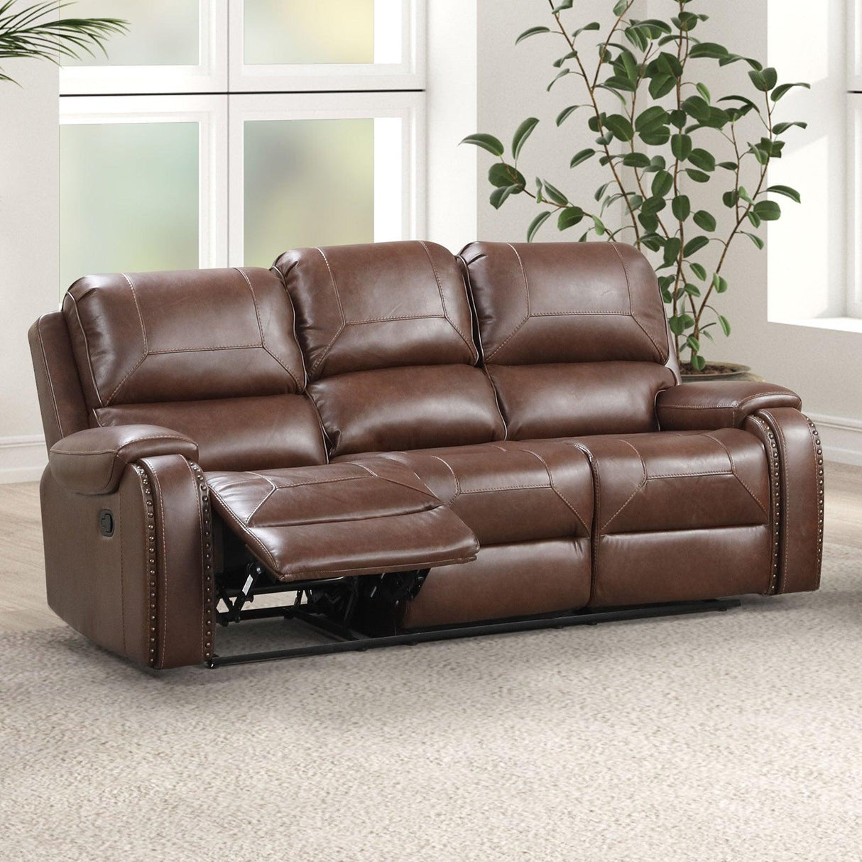 Tepic Brown Sofa by Furniture of America at Eve Furniture
