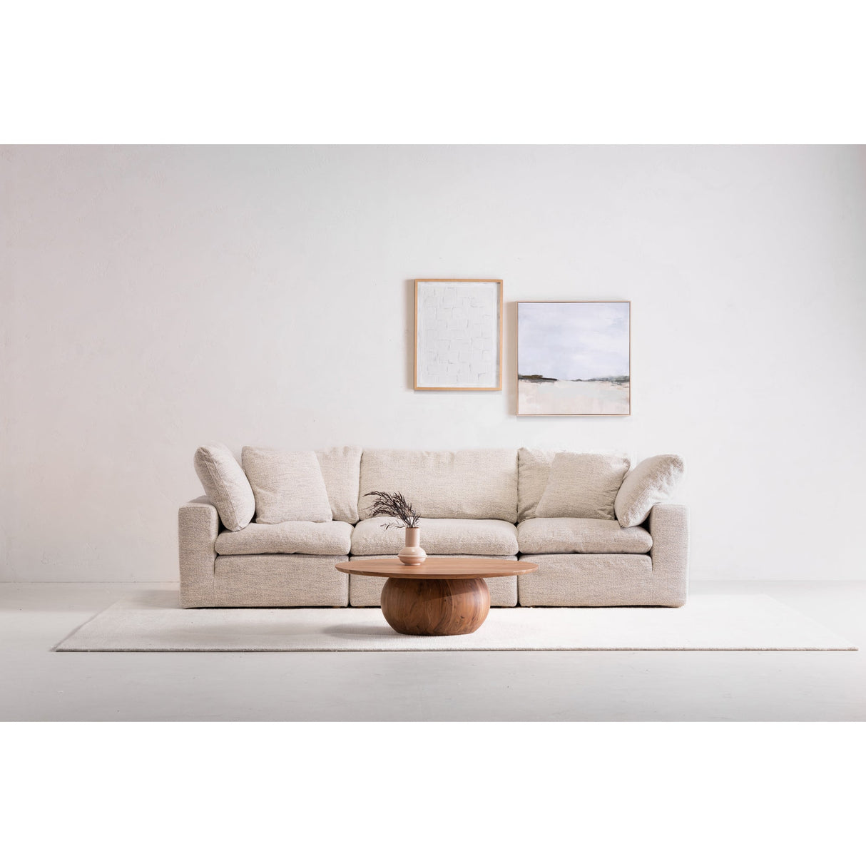 Terra Coastside Sand Condo Slipper Chair by Moe's Home at Eve Furniture