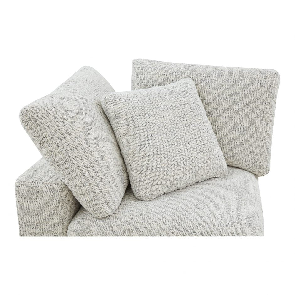 Terra Condo Corner Chair Coastside Sand by Moe's Home at Eve Furniture