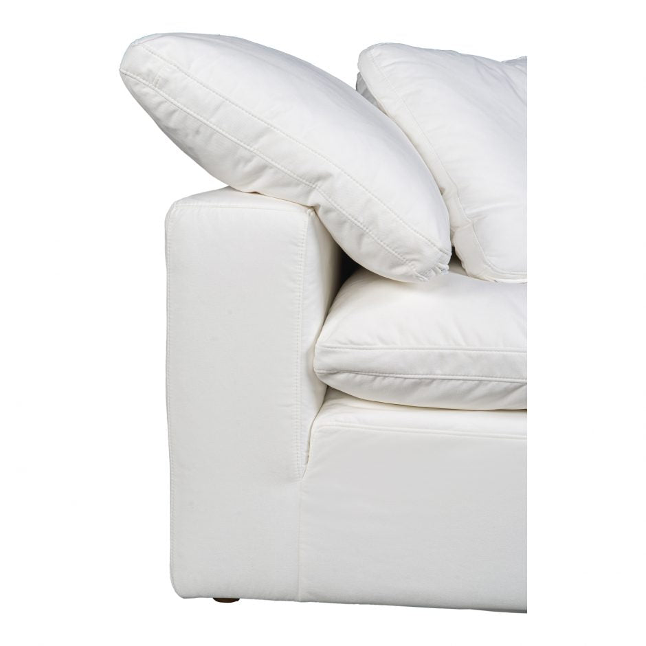 Terra Condo Corner Chair Cream White by Moe's Home at Eve Furniture