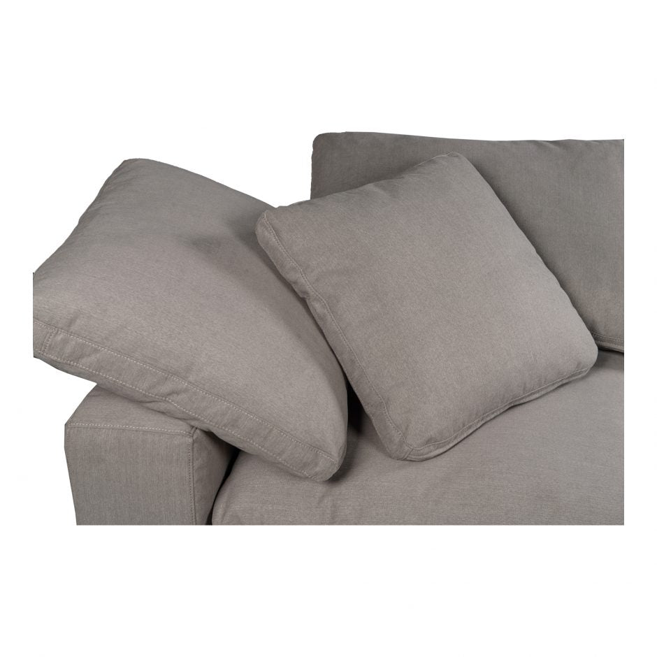 Terra Condo Corner Chair Light Grey by Moe's Home at Eve Furniture