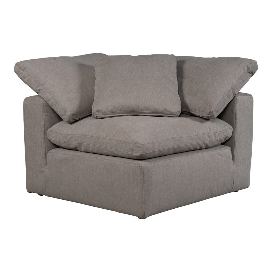 Terra Condo Corner Chair Light Grey by Moe's Home at Eve Furniture