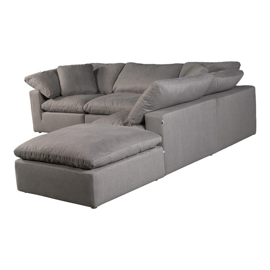 Terra Condo Dream Modular Sectional Light Grey by Moe's Home at Eve Furniture
