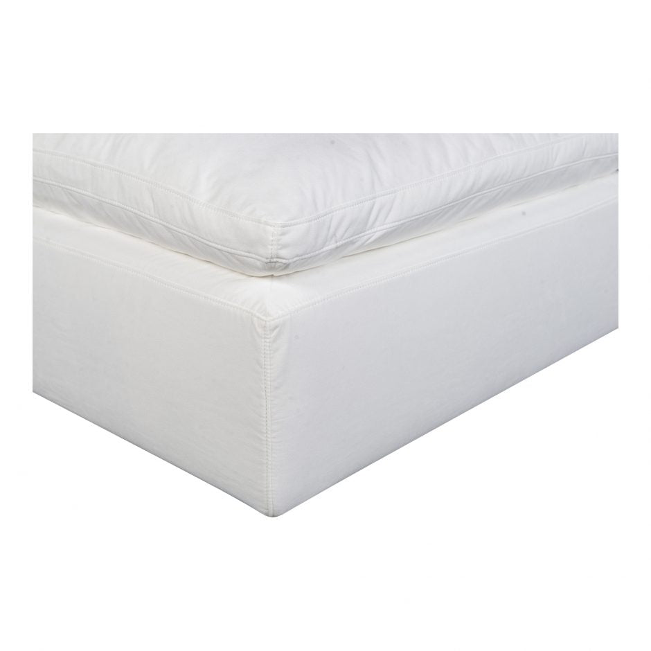 Terra Condo Ottoman Cream White by Moe's Home at Eve Furniture