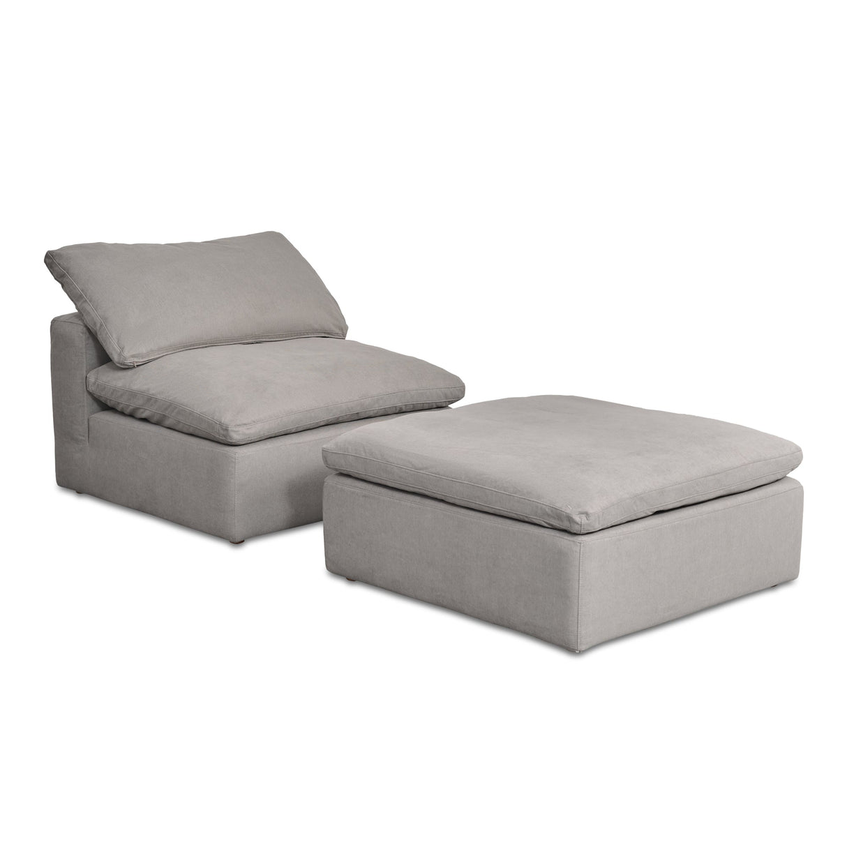 Terra Light Grey Condo Chair by Moe's Home at Eve Furniture