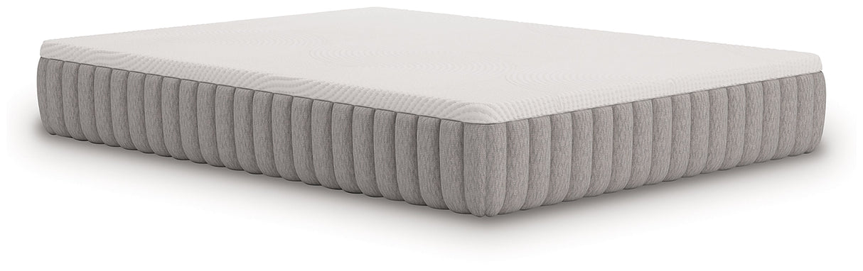 Terra Sleep Firm White California King Mattress by Ashley at Eve Furniture