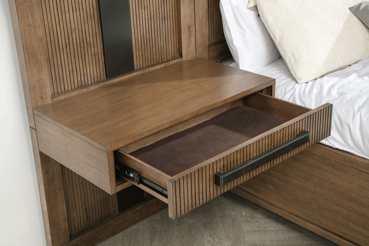 Terrace Ash Brown 5-piece California King Panel Bedroom Set by Coaster at Eve Furniture