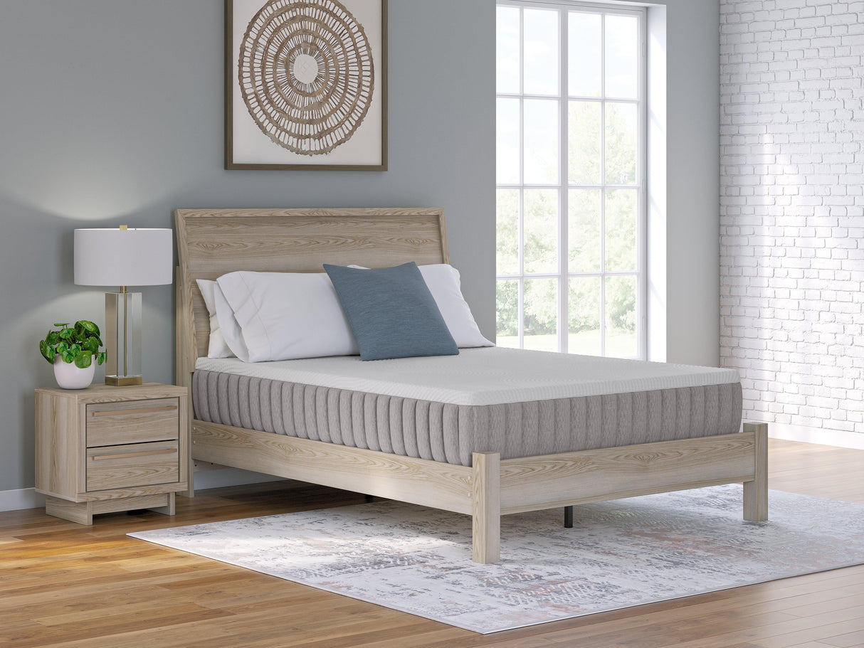 Terra Sleep Firm White Queen Mattress by Ashley at Eve Furniture