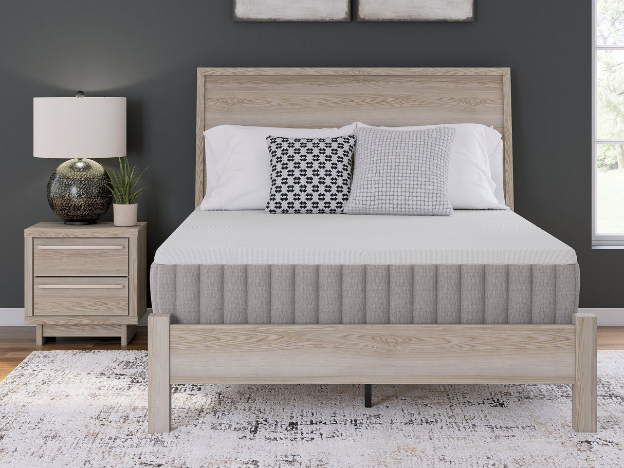 Terra Sleep Medium White Queen Mattress by Ashley at Eve Furniture