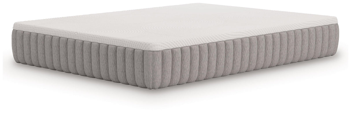 Terra Sleep Medium White Queen Mattress by Ashley at Eve Furniture