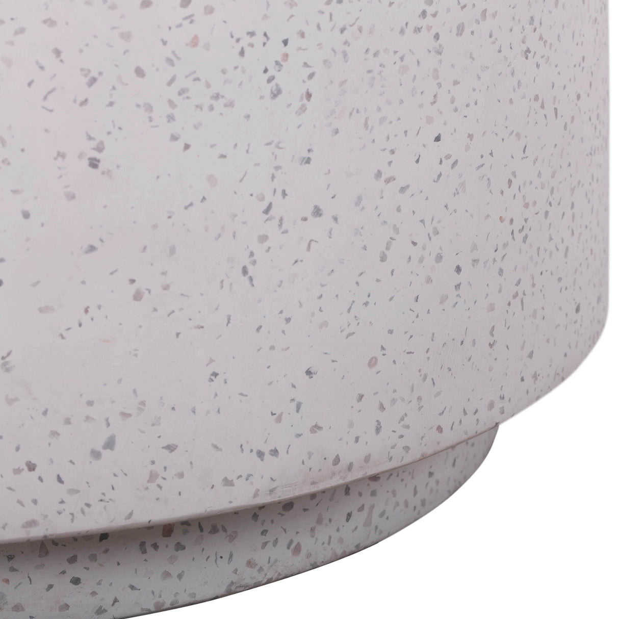 Terrazzo Light Speckled Side Table by TOV Furniture at Eve Furniture