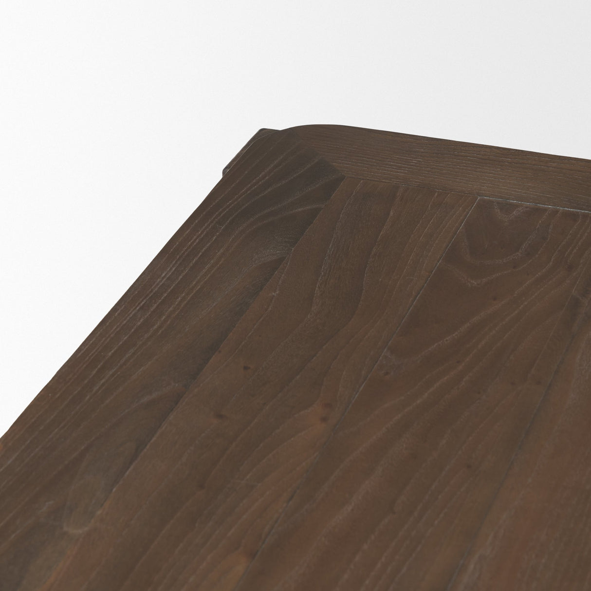 Teva Dark Brown Wood Rectangular Dining Table by Mercana at Eve Furniture